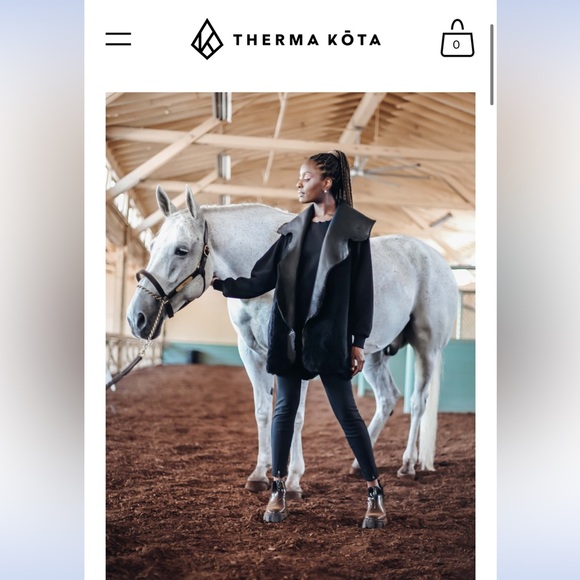 Therma Kota LINDY Reversible Shearling Vest - Picture 16 of 17